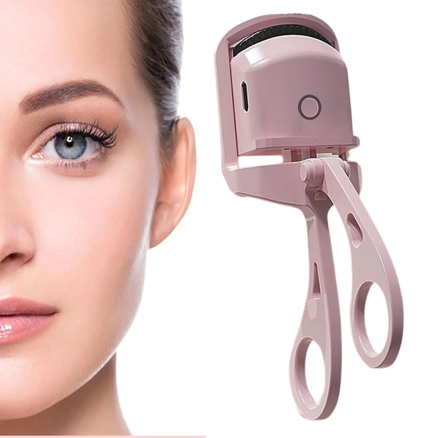 Heated eyelash curler